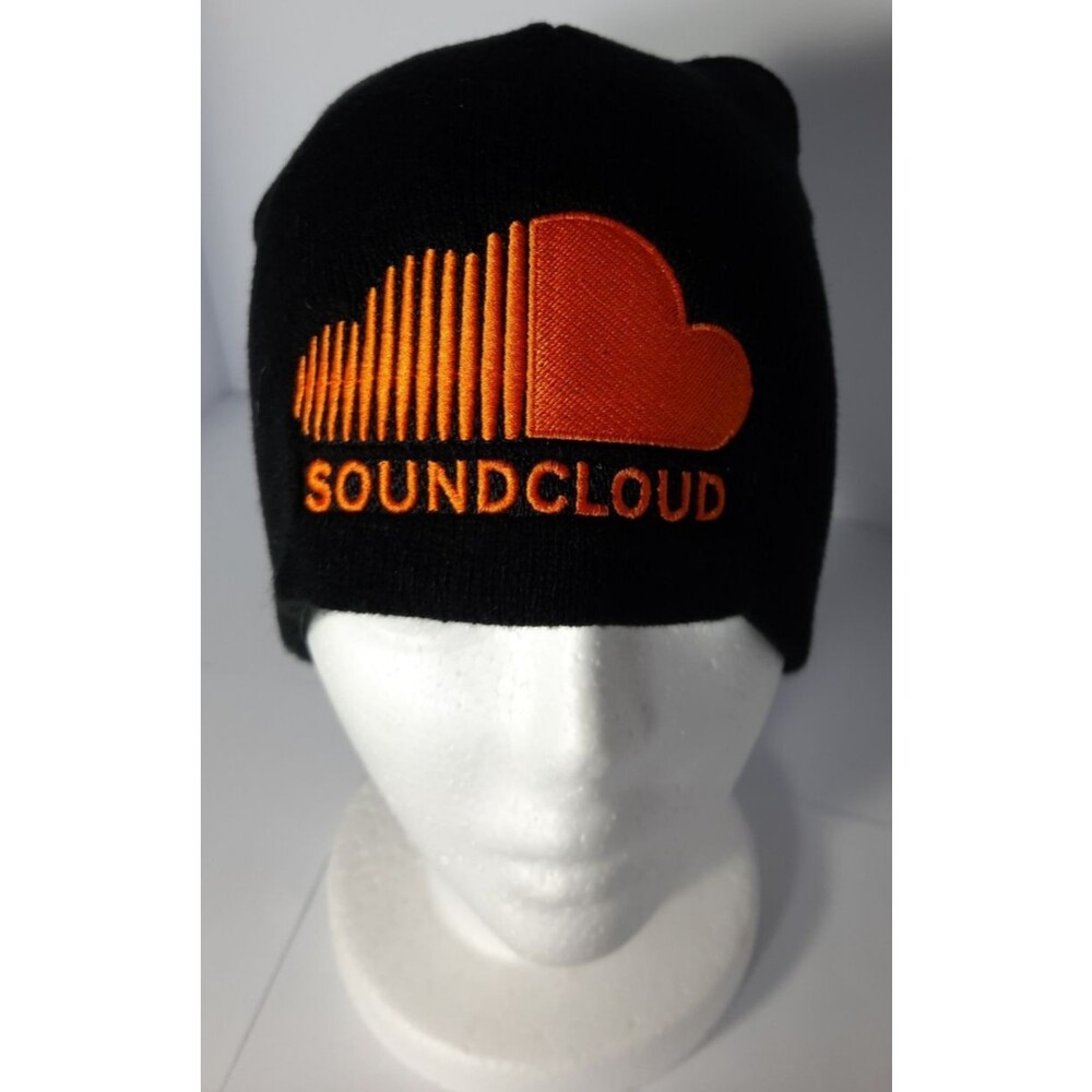 SoundCloud Black w/Orange Beanie Hat